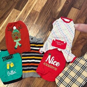 Festive Dog Sweater Collection